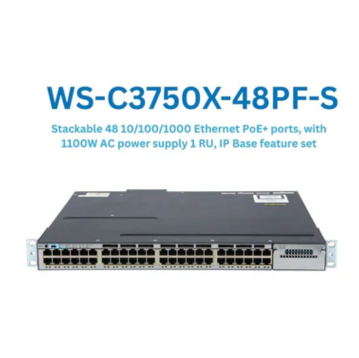 CISCO Switches WS-C3750X-48PF-S