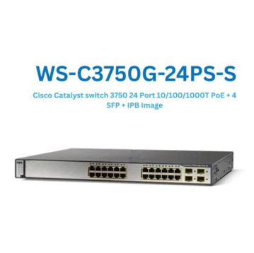 CISCO Switches WS-C3750G-24PS-S